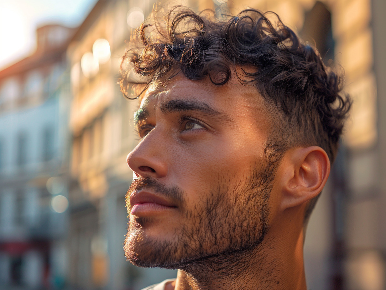 homme coiffure