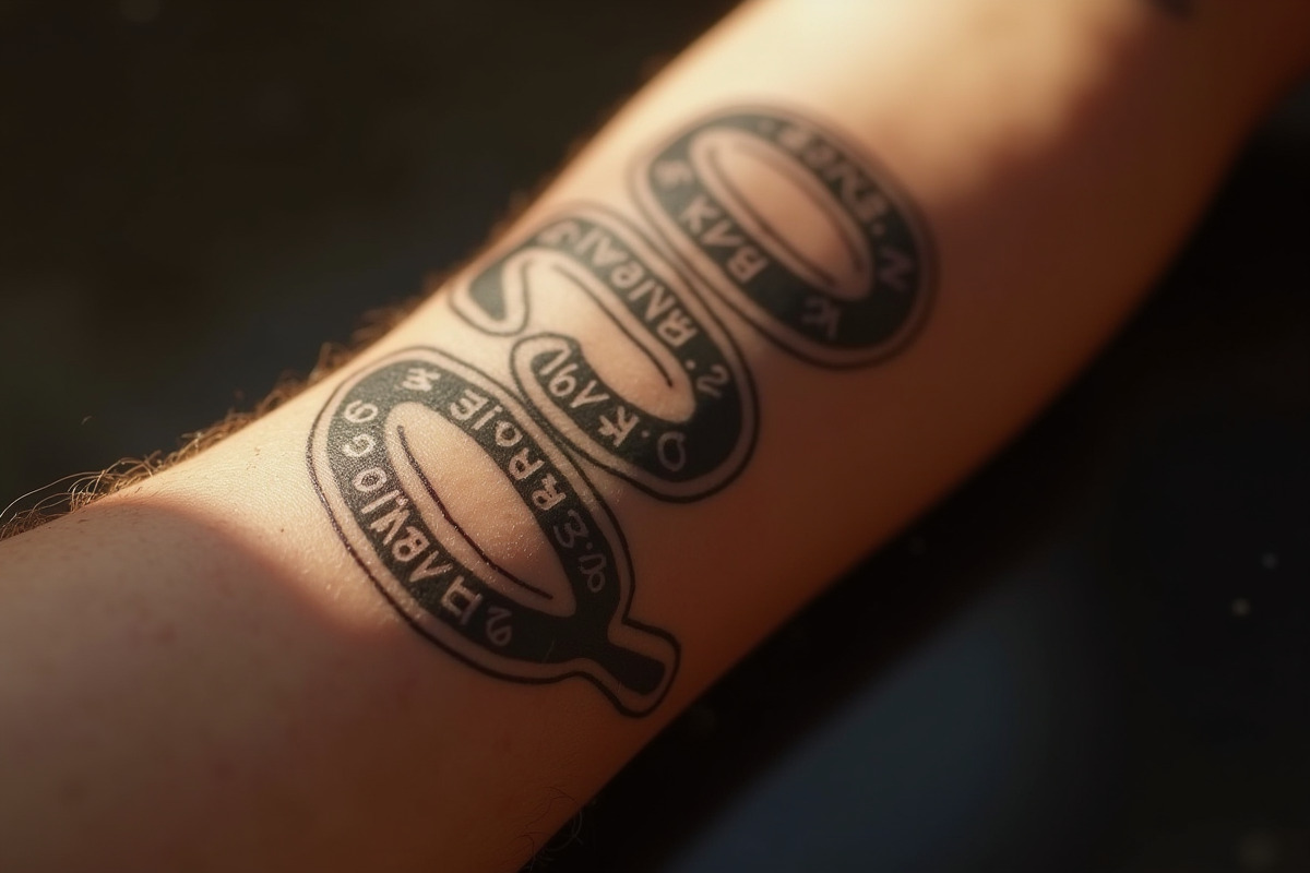 tatouage chiffre romain