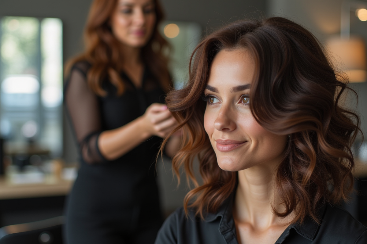 cheveux dégradés