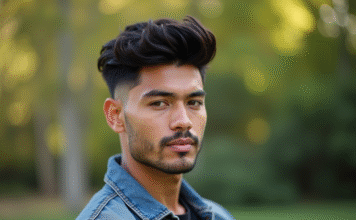 Coupe homme pour cheveux épais inspirée des célébrités