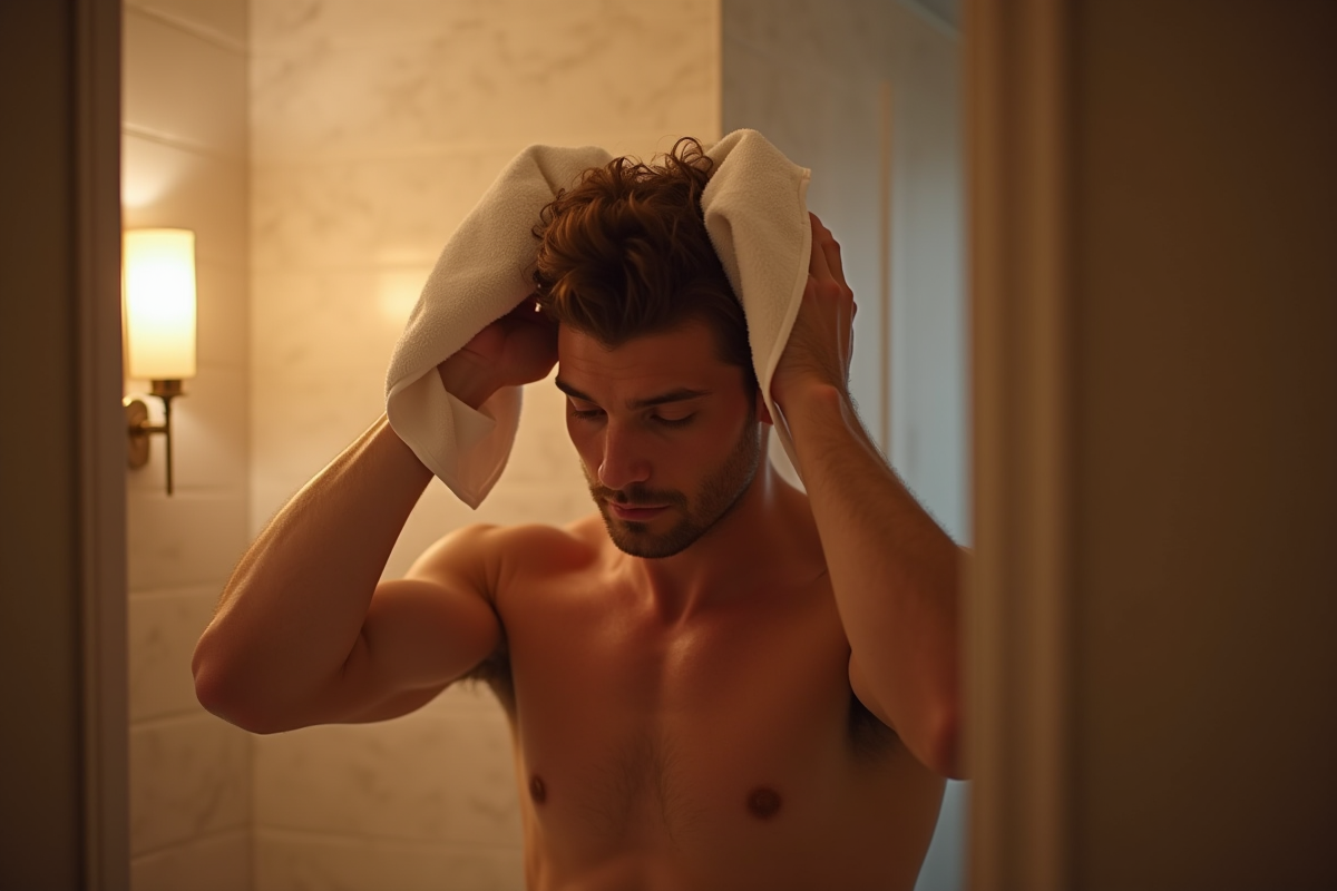 cheveux propres