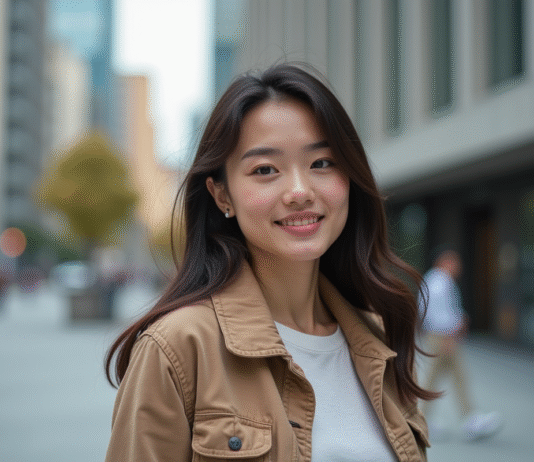 Critères pour devenir mannequin : toutes les conditions indispensables Jeune femme confiante en ville avec style casual