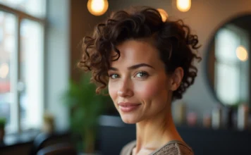 Adopter une coupe courte pour cheveux frisés épais sans les alourdir