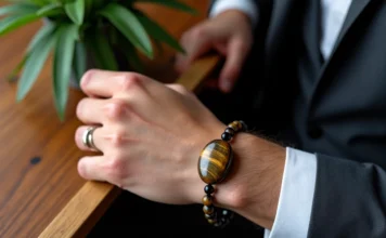 Comment sélectionner un bracelet homme en pierre œil-de-tigre authentique